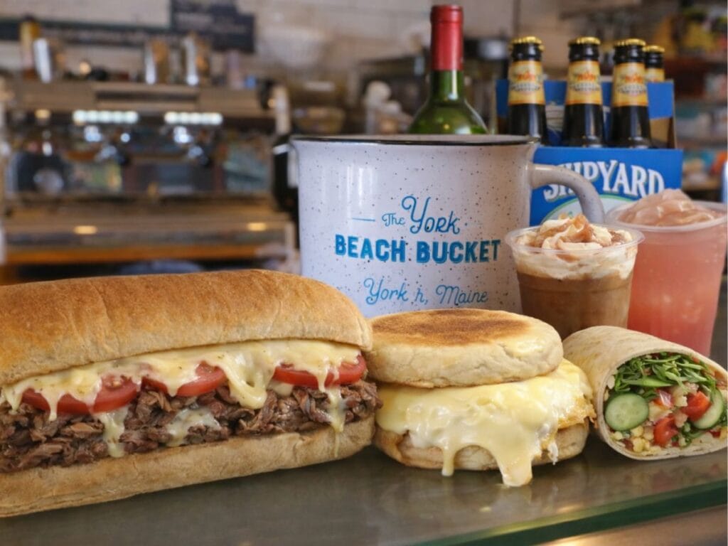 york beach bucket go tos best food short sands steak n cheese breakfast sandwiches beer&wine on site